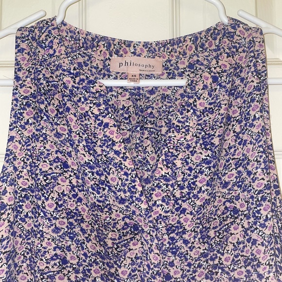 Philosophy Tops - Philosophy Blouse, floral, size XS